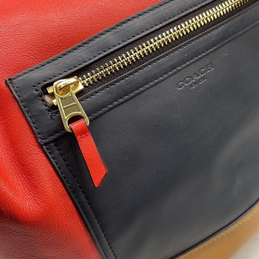 COACH Large Legacy Colorblock Handbag - Picture 15 of 16